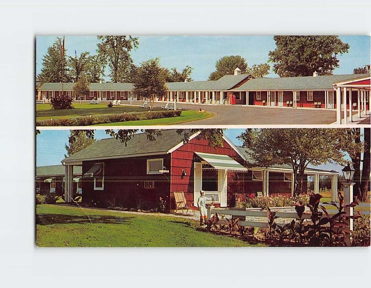 Postcard Stories Village Motel Massena New York USA