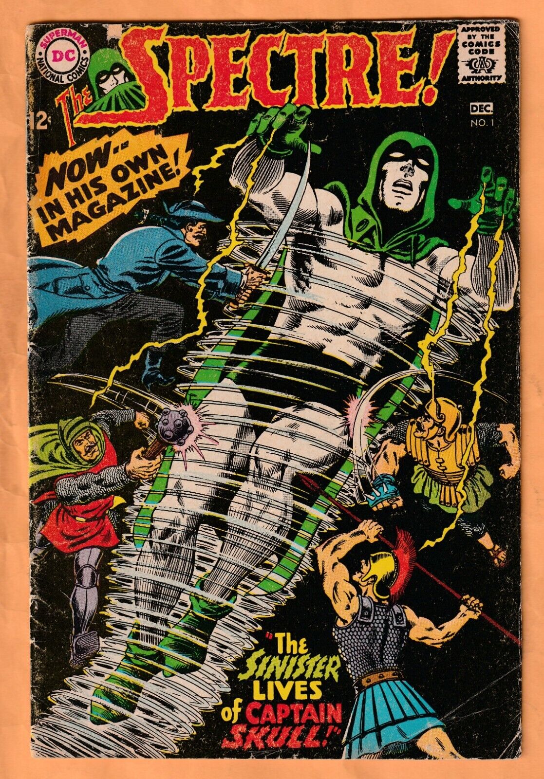 DC THE SPECTRE No. 1 (1967) Sinister Lives of Captain Skull