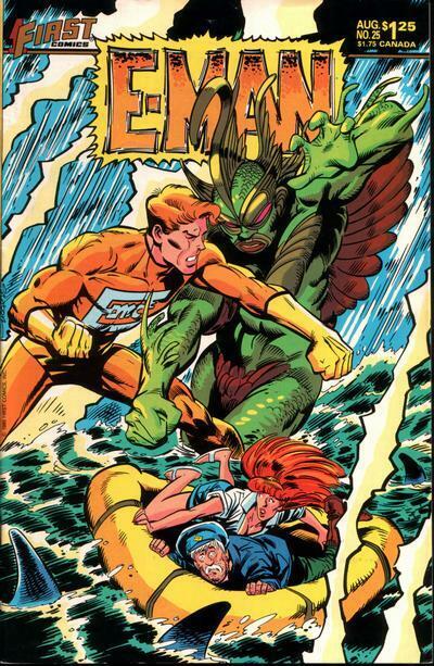 E-Man Eman #25 Last Issue First Comics August Aug 1985 (VF+)