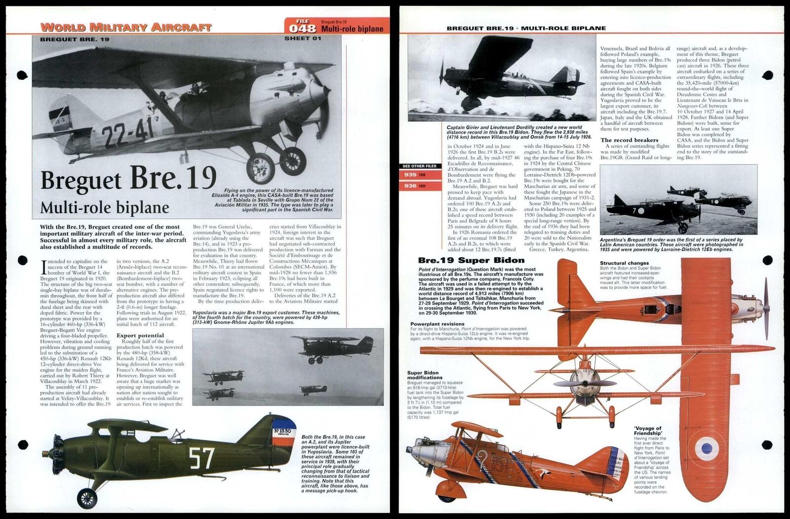 Breguet Bre. 19 #48 - Military - World Aircraft Information Page