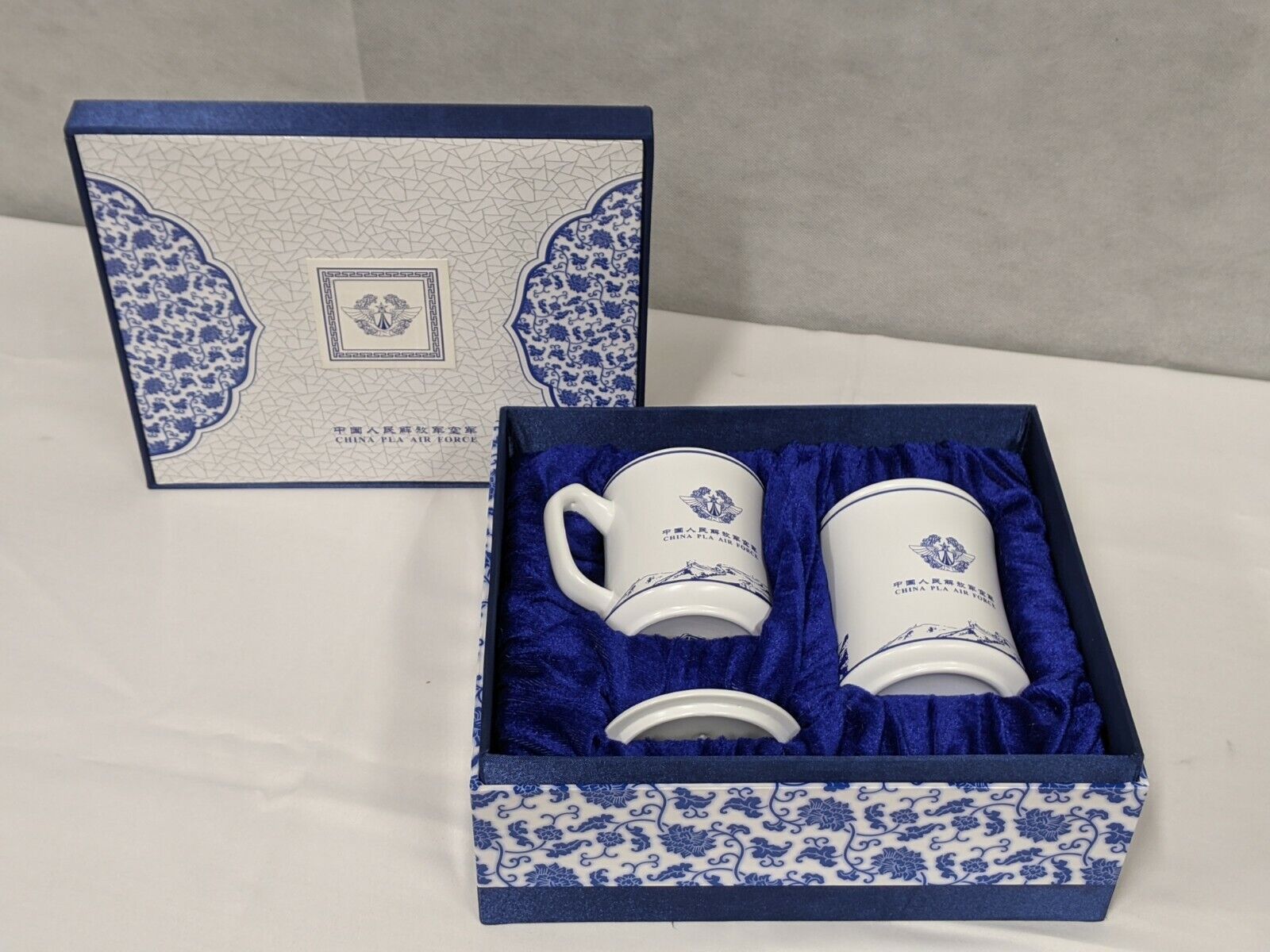 China PLA Air Force Presentation Tea Set - Ex MOD Military Diplomatic Gift