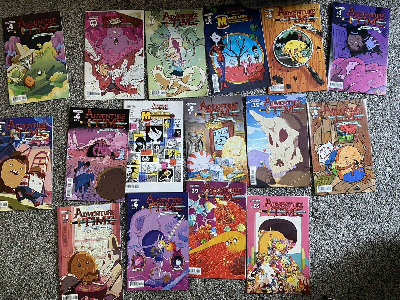Kaboom Adventure Time With Finn & Jake Comic Book Lot Of 15