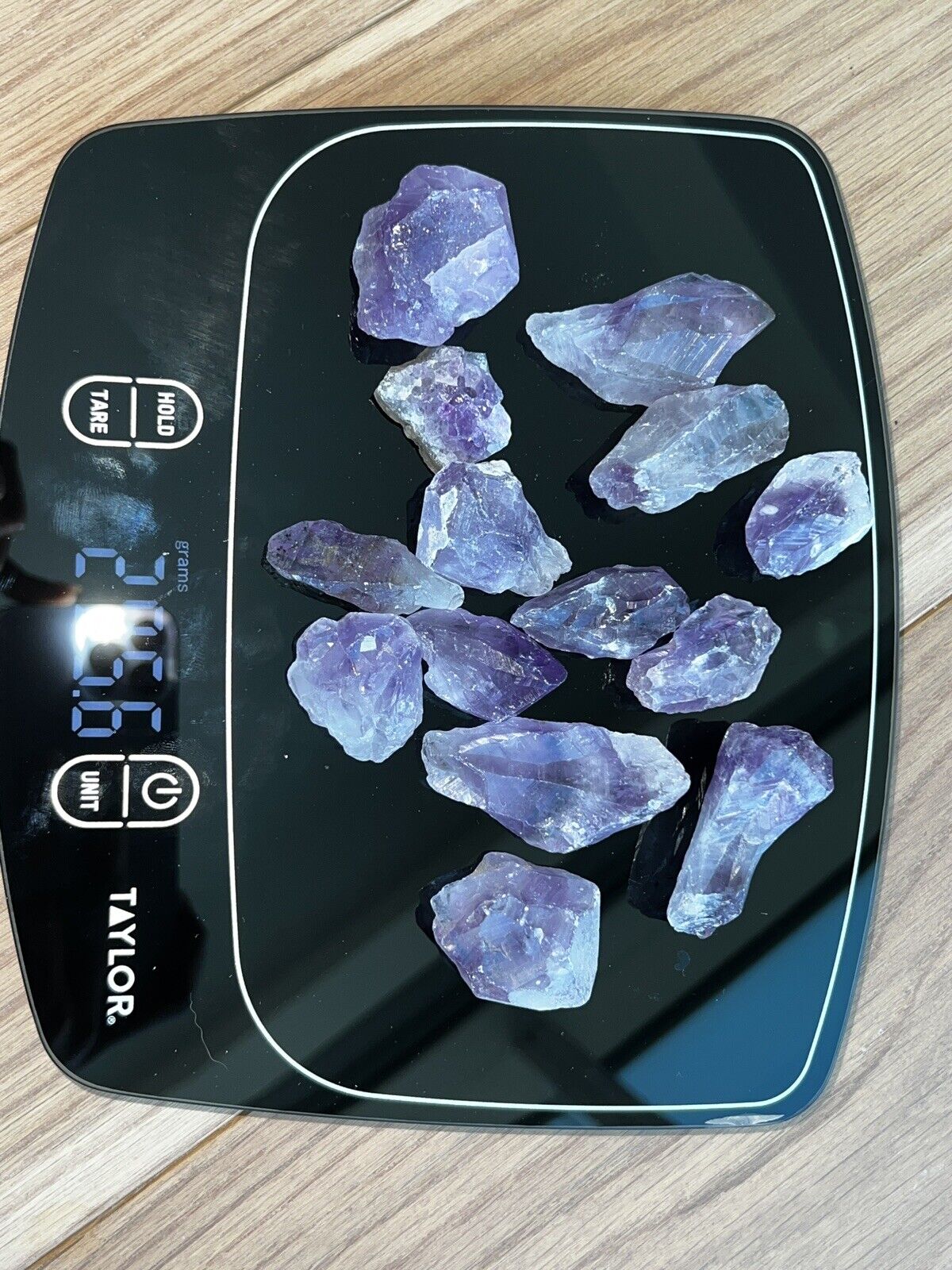 Amethyst Crystal Raw Healing Natural Real Gem From Brazil (1/2 Pound)