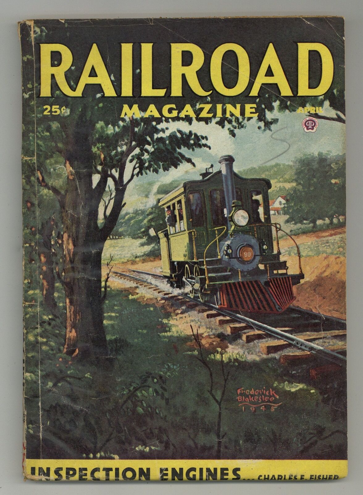 Railroad Magazine 2nd Series Apr 1945 Vol. 37 #5 PR 0.5 Low Grade