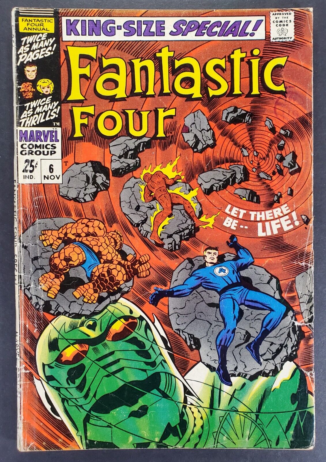 Fantastic Four Annual #6 1st Appearance Annihilus Marvel Comics 1968