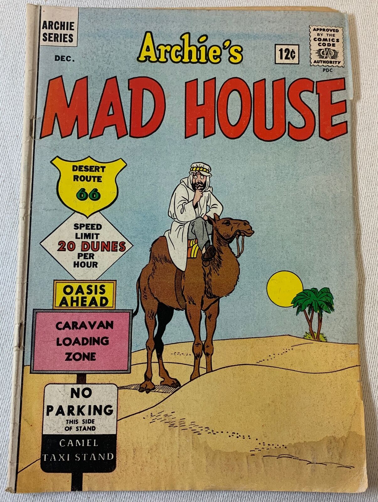 1963 ARCHIE\'S MADHOUSE #30 ~ water damage across the bottom ~ Mad House 30