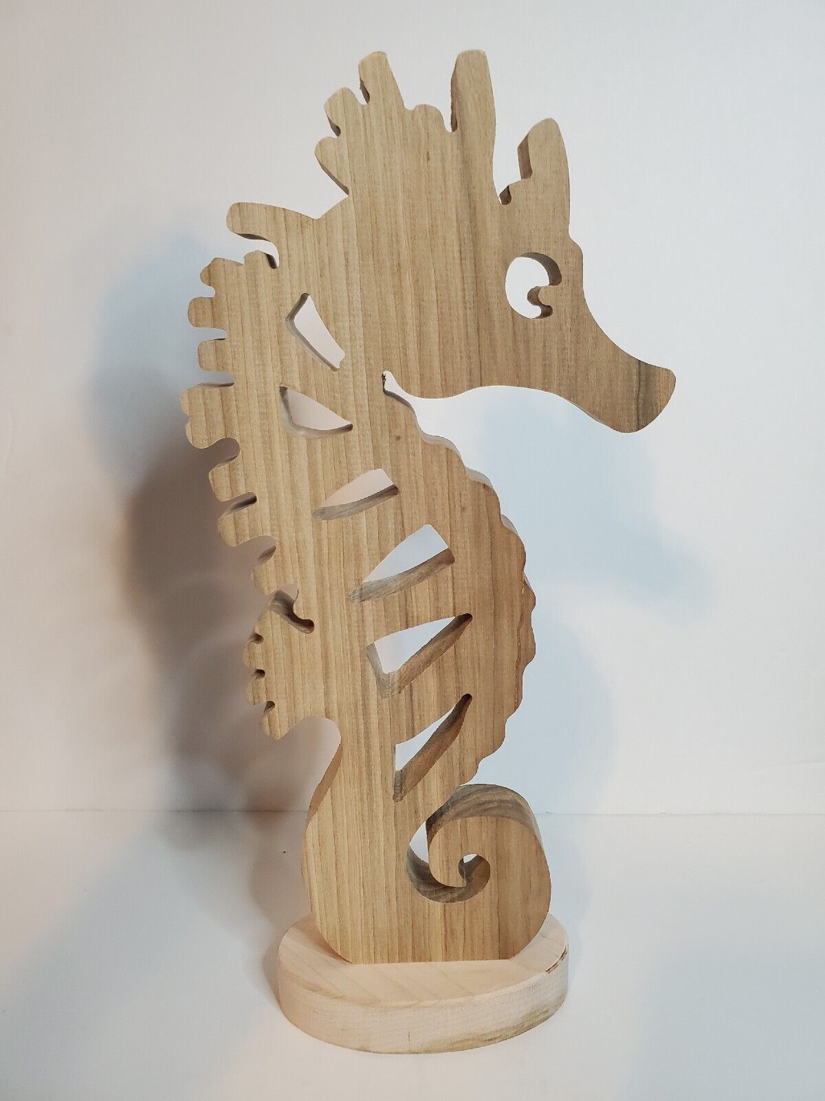 Virgin Voyages Cruise Line Wooden Seahorse By Ehylass  Paint Decorate #1 Art 