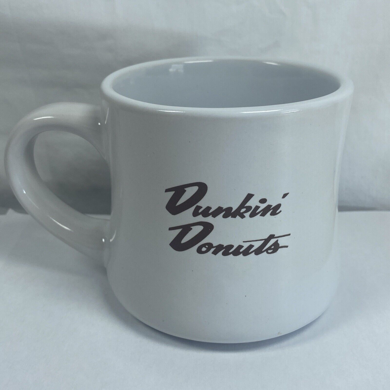 Vintage Dunkin Donuts Mug Diner Retro Dunkie Man Ceramic Coffee Cup 14oz