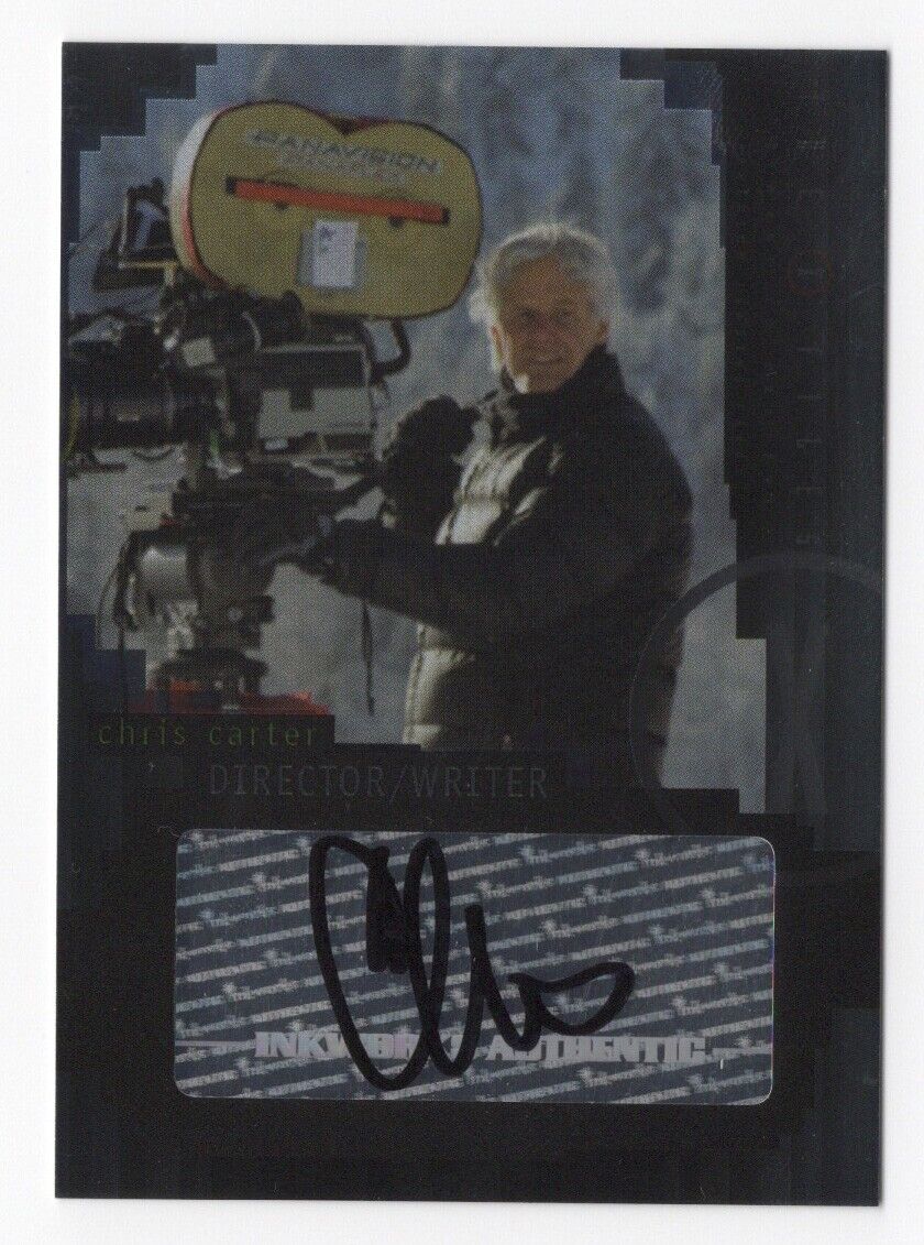 Chris Carter Director X-Files I Want to Believe Certified Autograph Card Auto A3