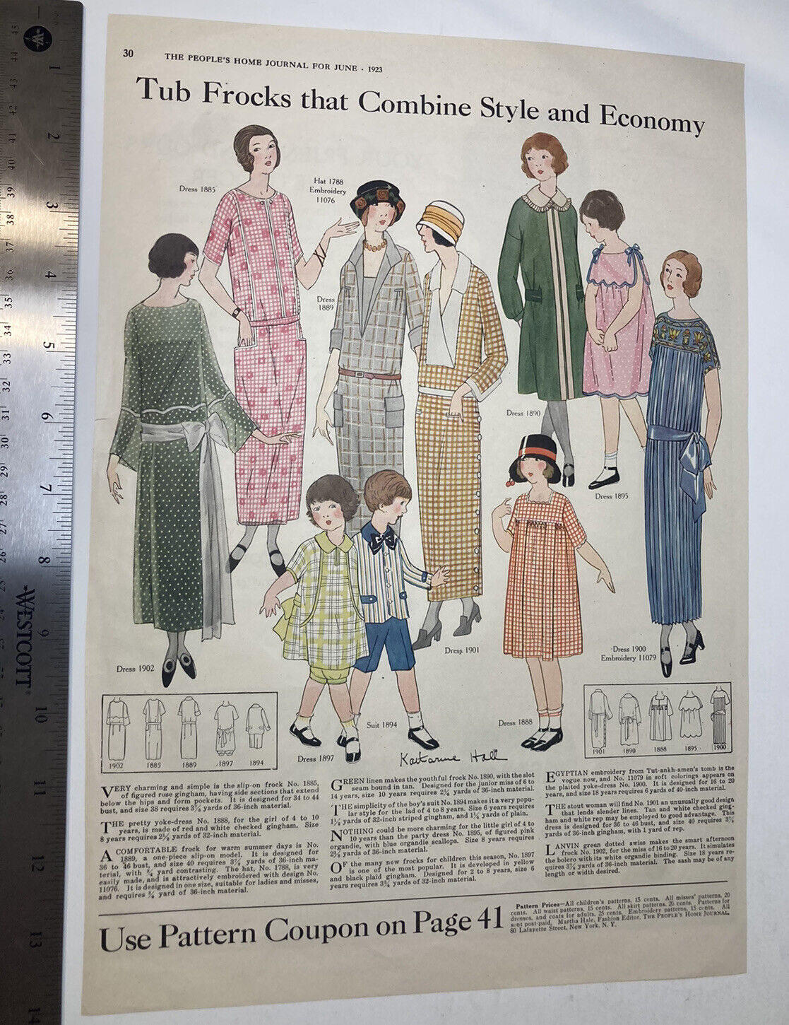 c1923 Tub Frocks Style & Economy Fashion / H.J. Heinz Co. Print Ad 9.5x14\