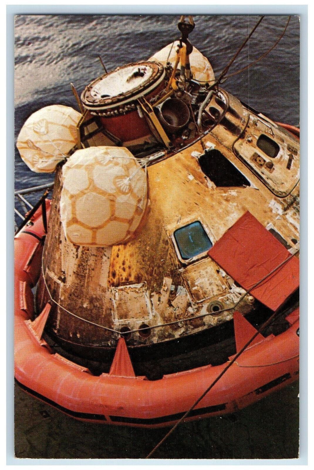 c1950s Recovery Area Pacific Ocean, Apollo 8 Spacecraft Recovery Postcard