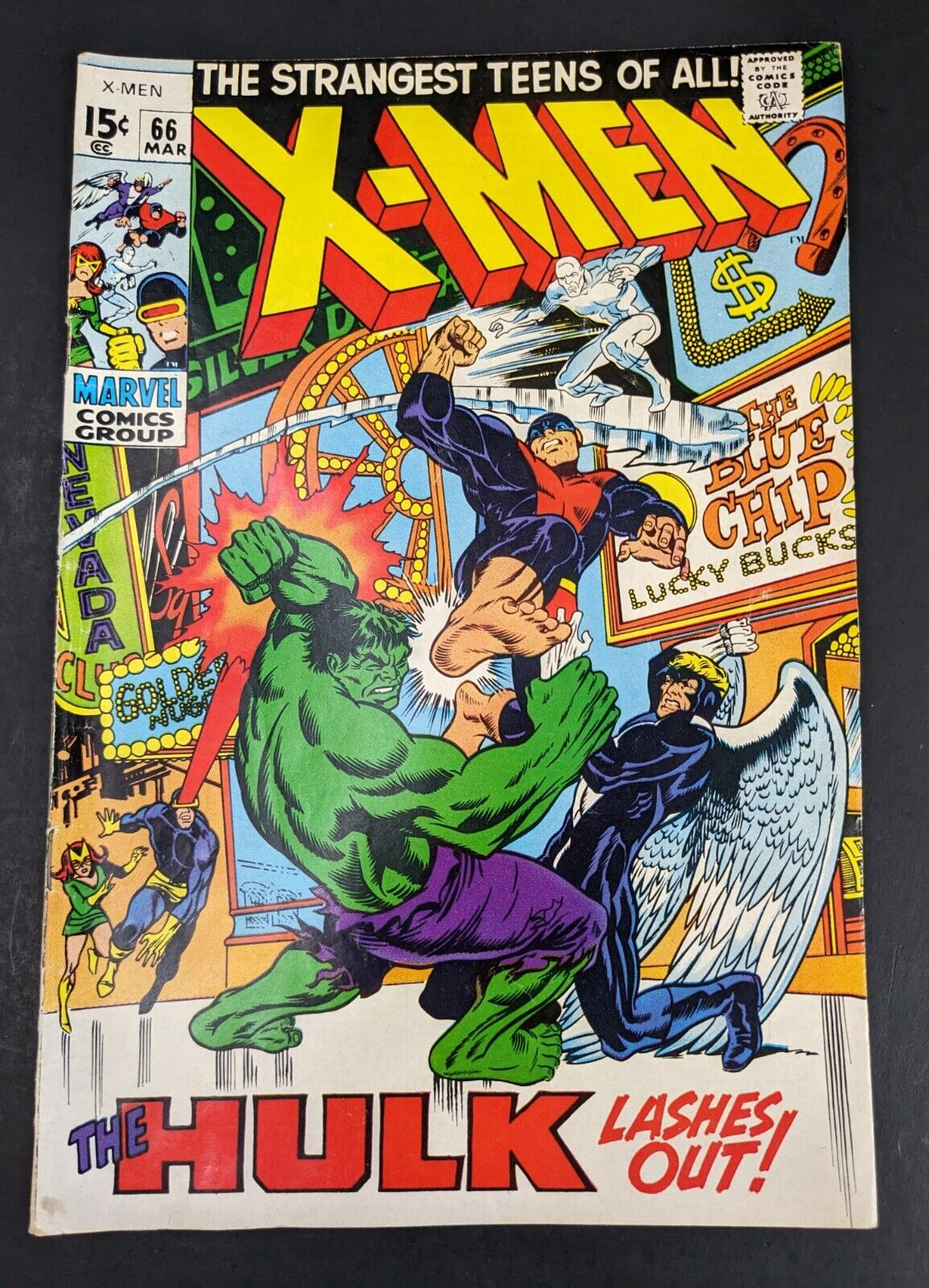 Uncanny X-Men #66 1970 Last New Story with Original X-Men