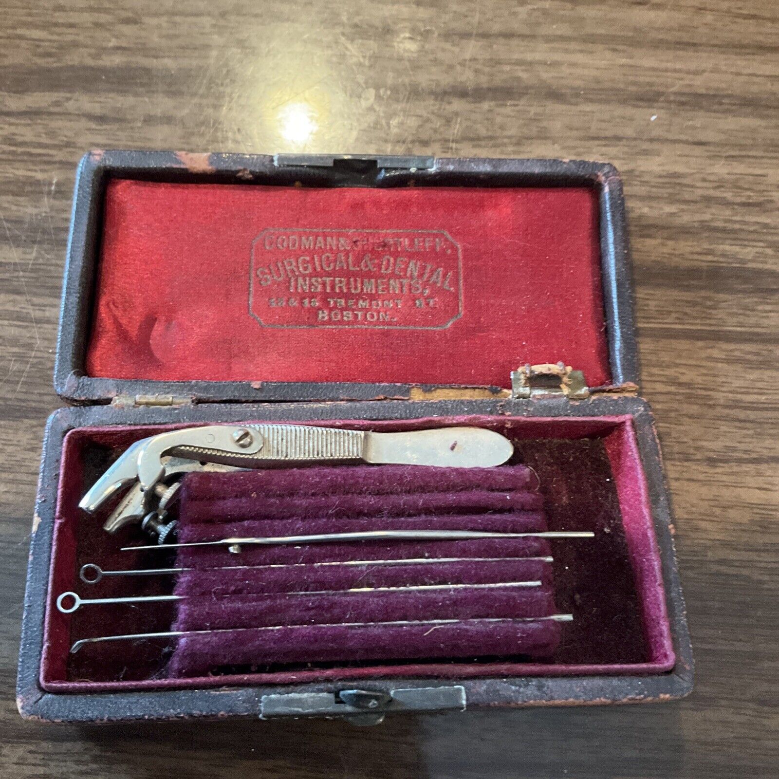 Antique Miniature Dental Tools Codman&Shurtleff  Tremont St Boston