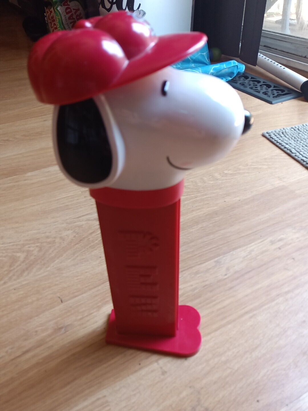 Pez Giant Snoopy, with Cardinals Hat Mlb