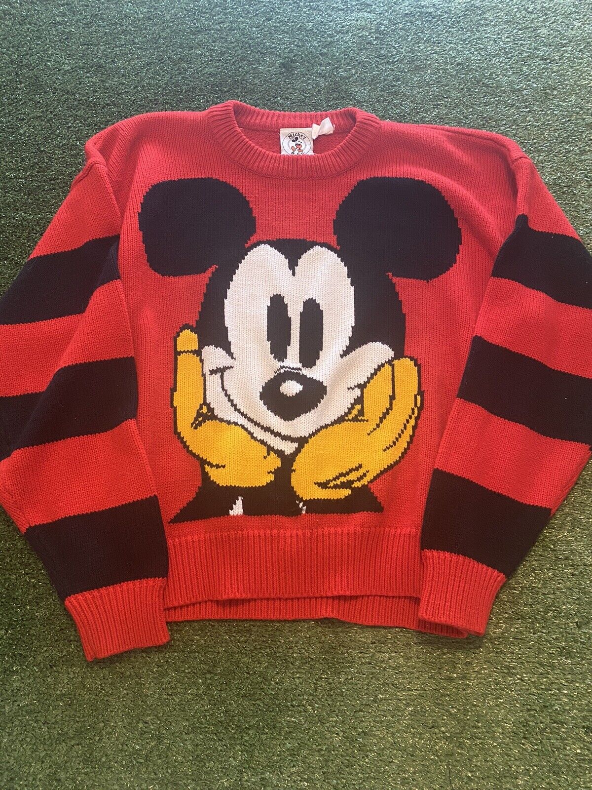 Vtg 90s Disney Mickey & Co Sweater Size Large