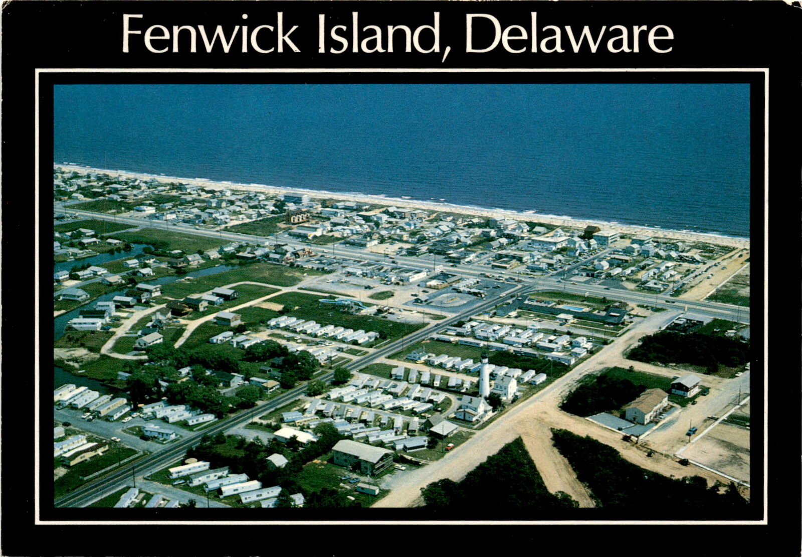 Fenwick Island, Delaware, R.C. Pulling, HPS Inc., Dover Postcard