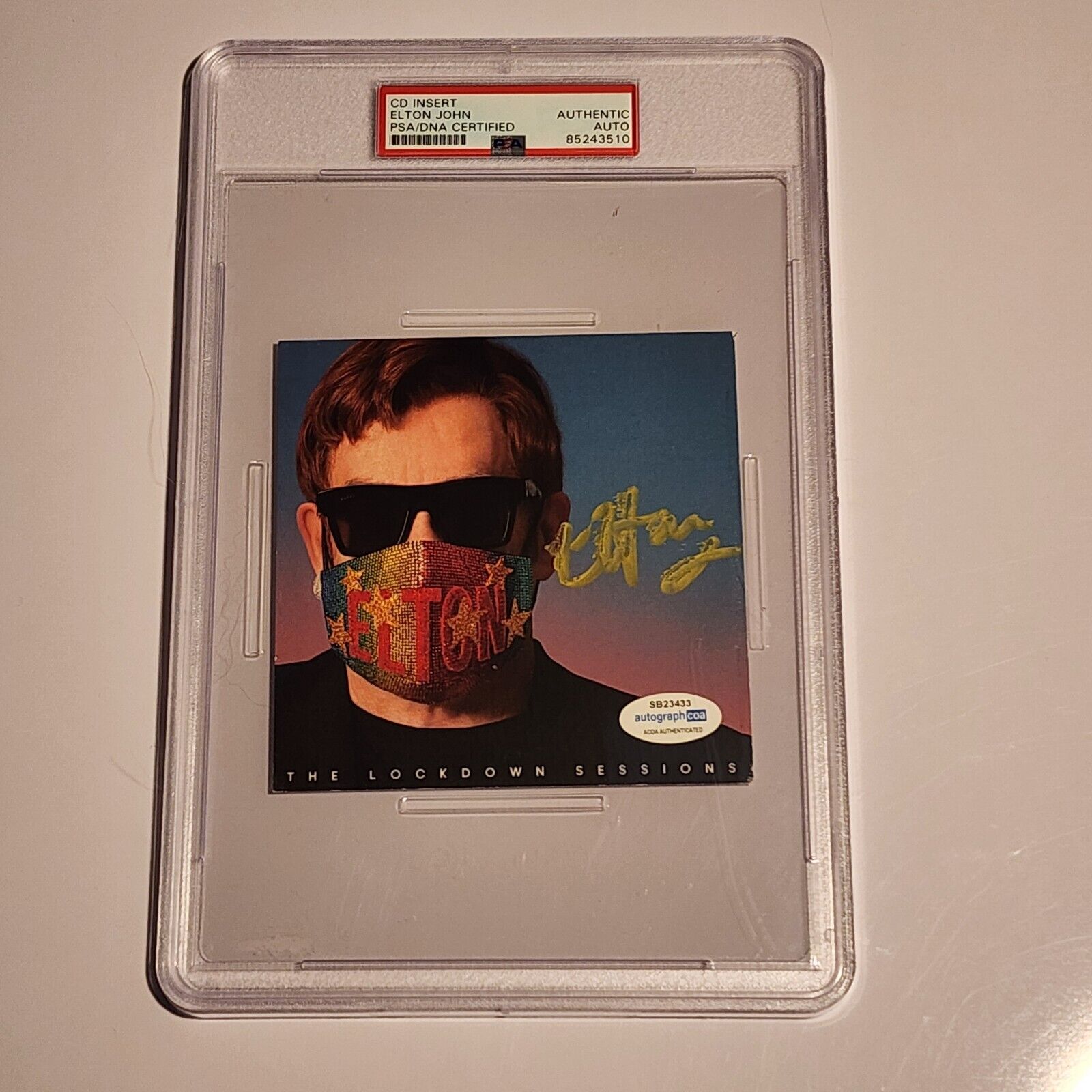 Elton John Signed PSA DNA Singer Musician Autograph Auto CD Cover Photo COA