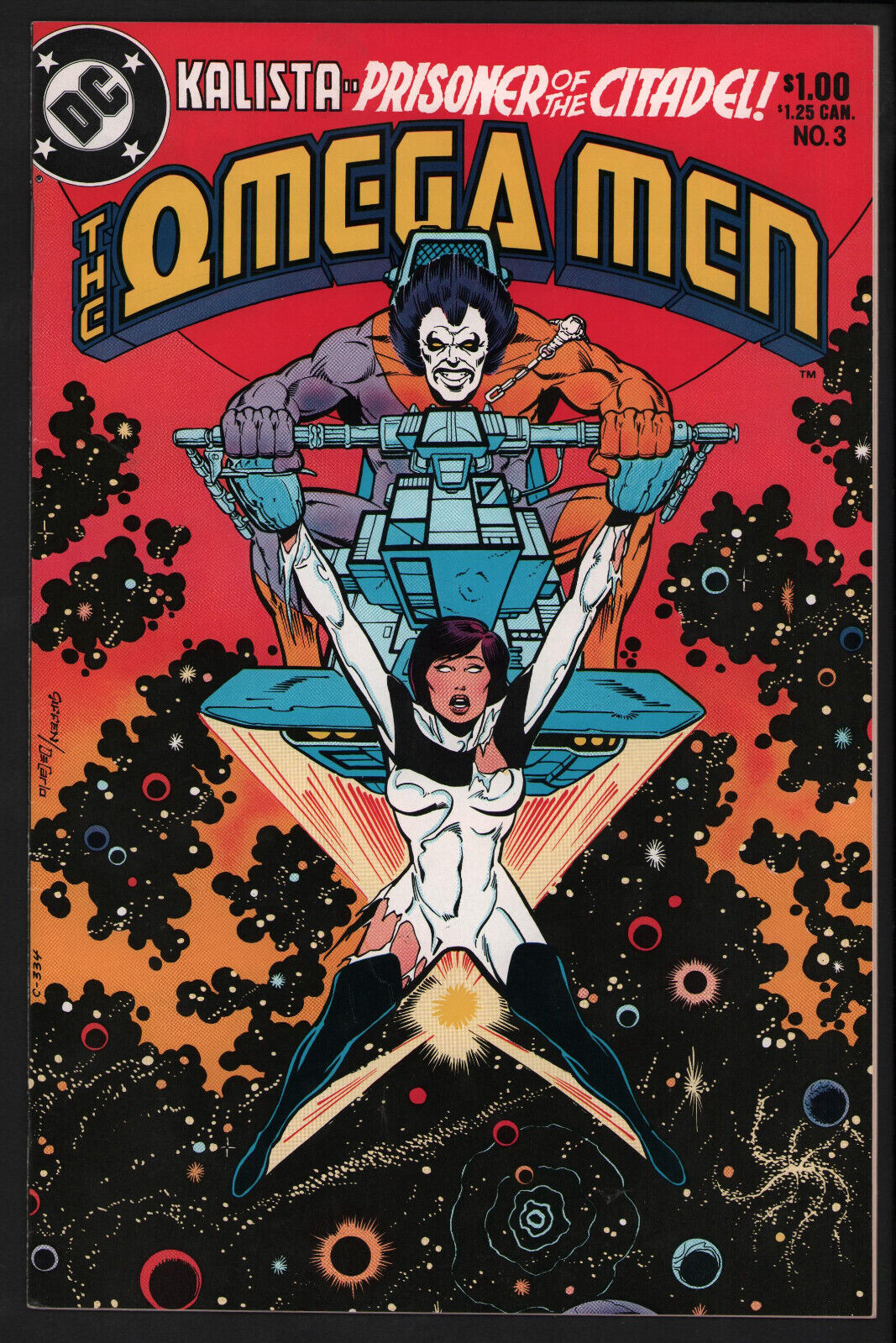 Omega Men #3 (9.2) Prisoner of The Citadel - 1983