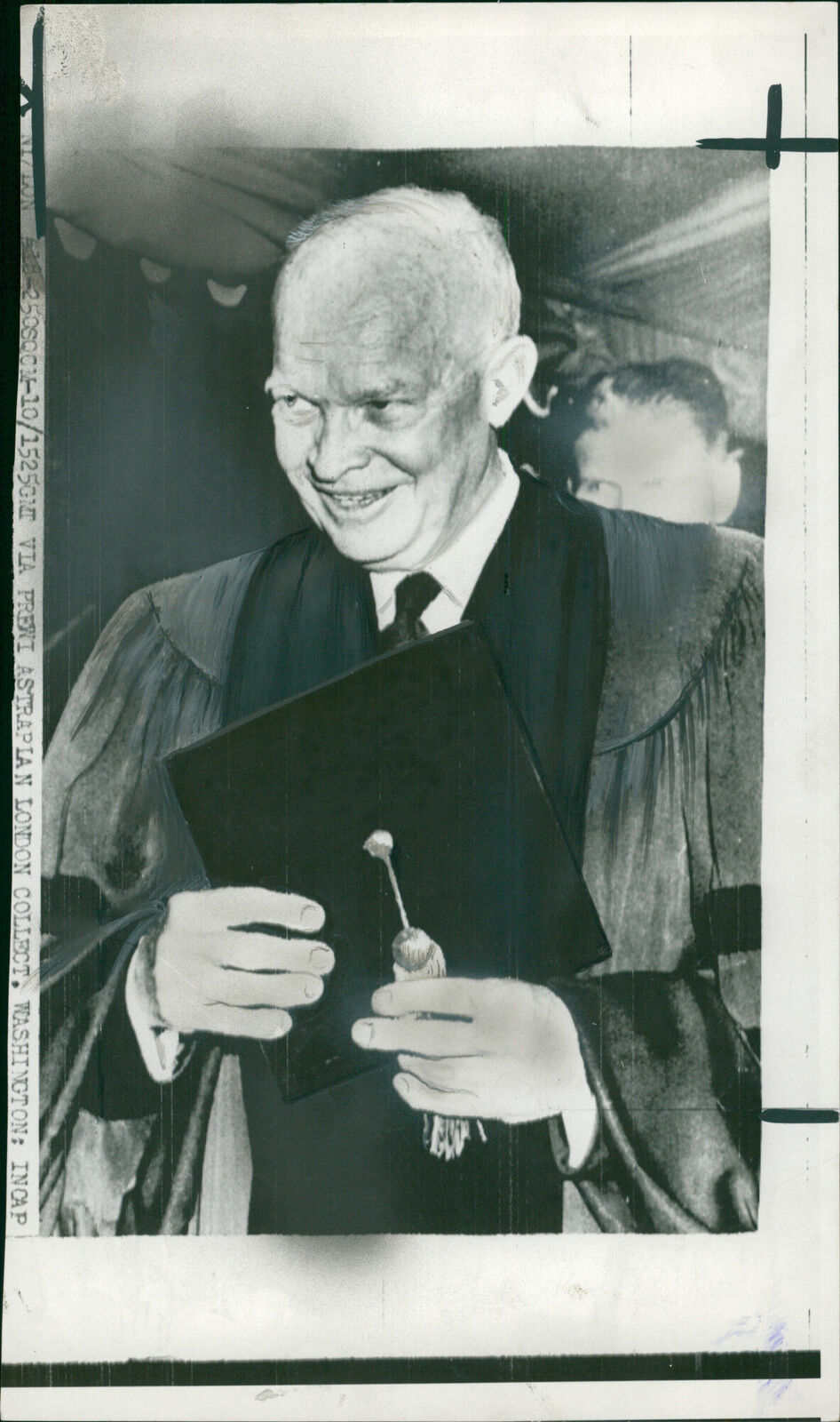 President Eisenhower arrives at American Univer... - Vintage Photograph 1366979