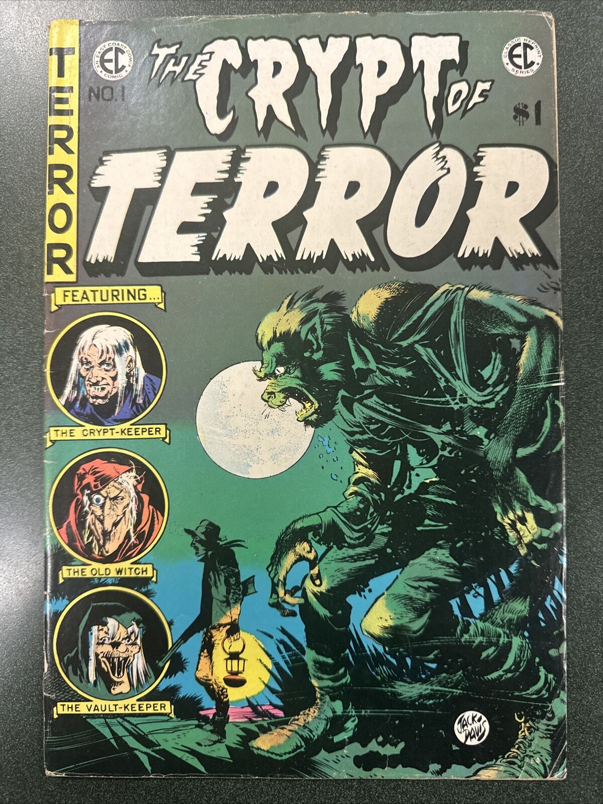 EC Classic Reprints #1 (East Coast Comix, 1973) The Crypt Of Terror Davis VG