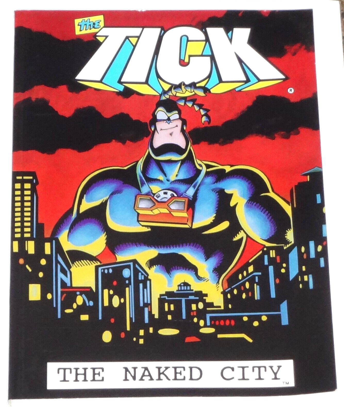 1996 NEC THE TICK THE NAKED CITY VF TPB 1st PRINT NEW ENGLAND COMICS BEN EDLUND