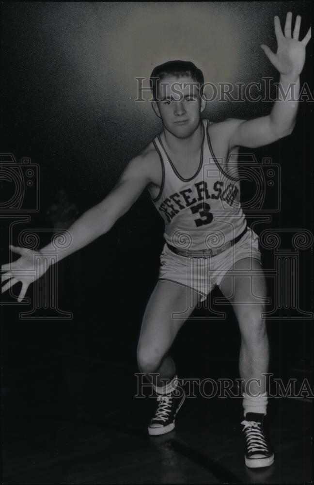 1953 Press Photo Jefferson\'s leading scorer Roger Williams - orc02484