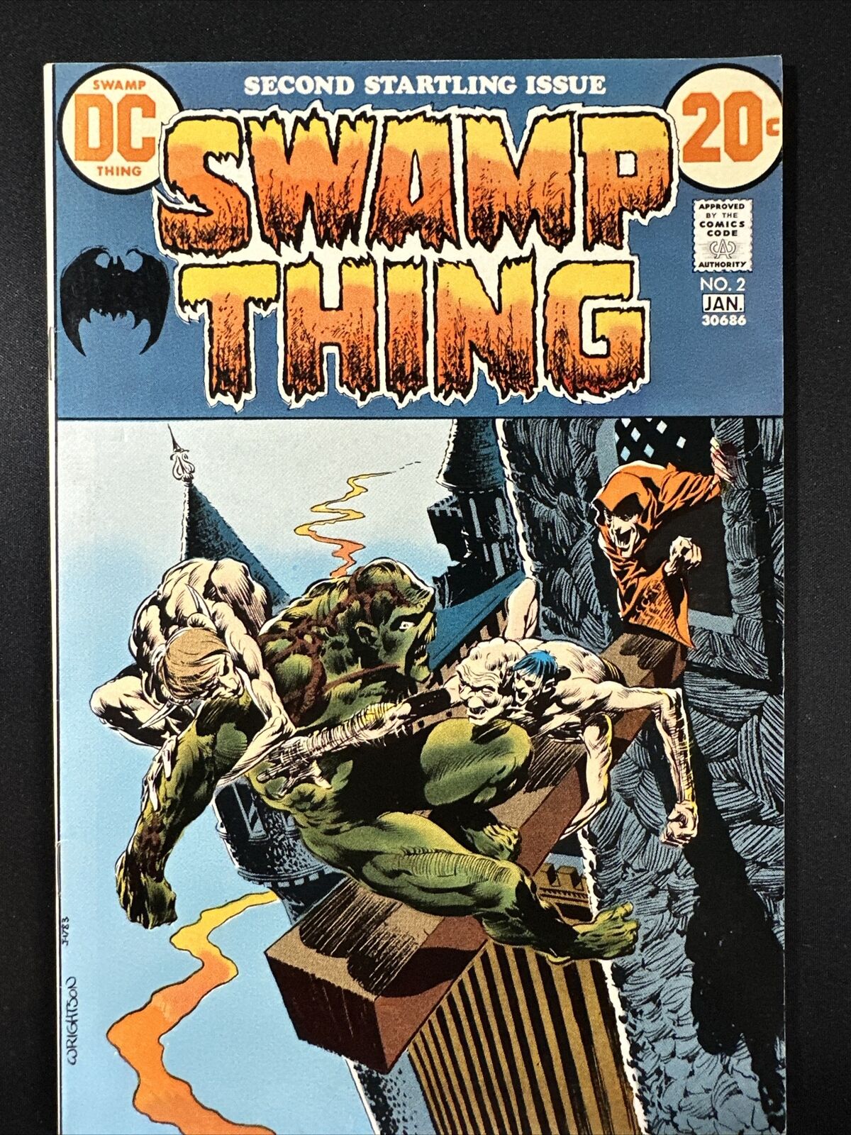 Swamp Thing #2 1972 DC Comics Bernie Wrightson Old Bronze Age 1st Print VF *A6