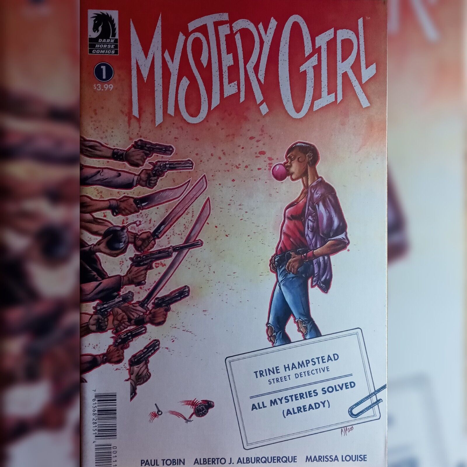 2015 Dark Horse Comics Mystery Girl 1 Albuquerque Cover A Variant Netflix FREE S