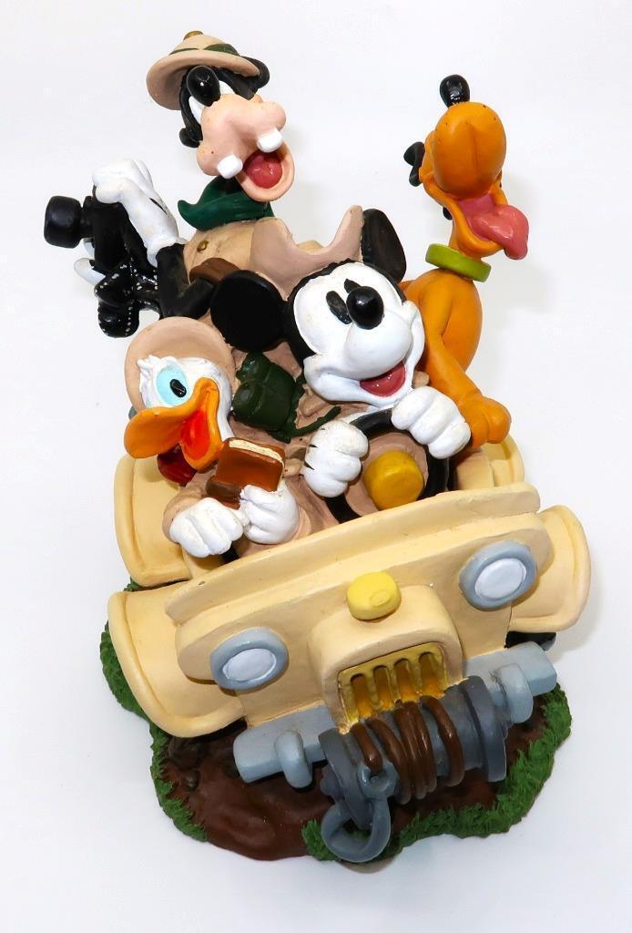 Disney 1999 Disneyana LE 2000, Fab 4 Safari Adventure Jeep Box & Watch Set