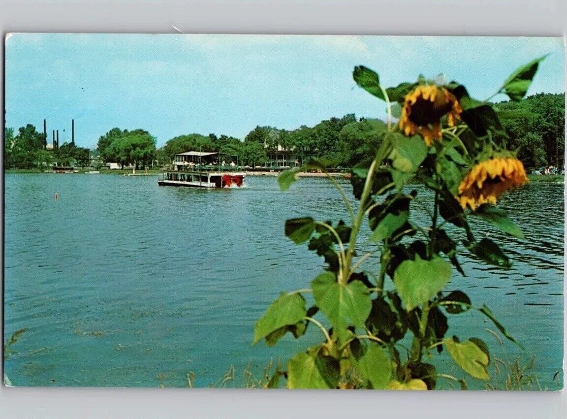 c1960 Winona Lake Christian Assembly Indiana IN Bon Voyage Postcard