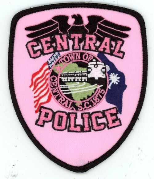 SOUTH CAROLINA SC CENTRAL POLICE PINK BREAST CANCER NICE SHOULDER PATCH SHERIFF