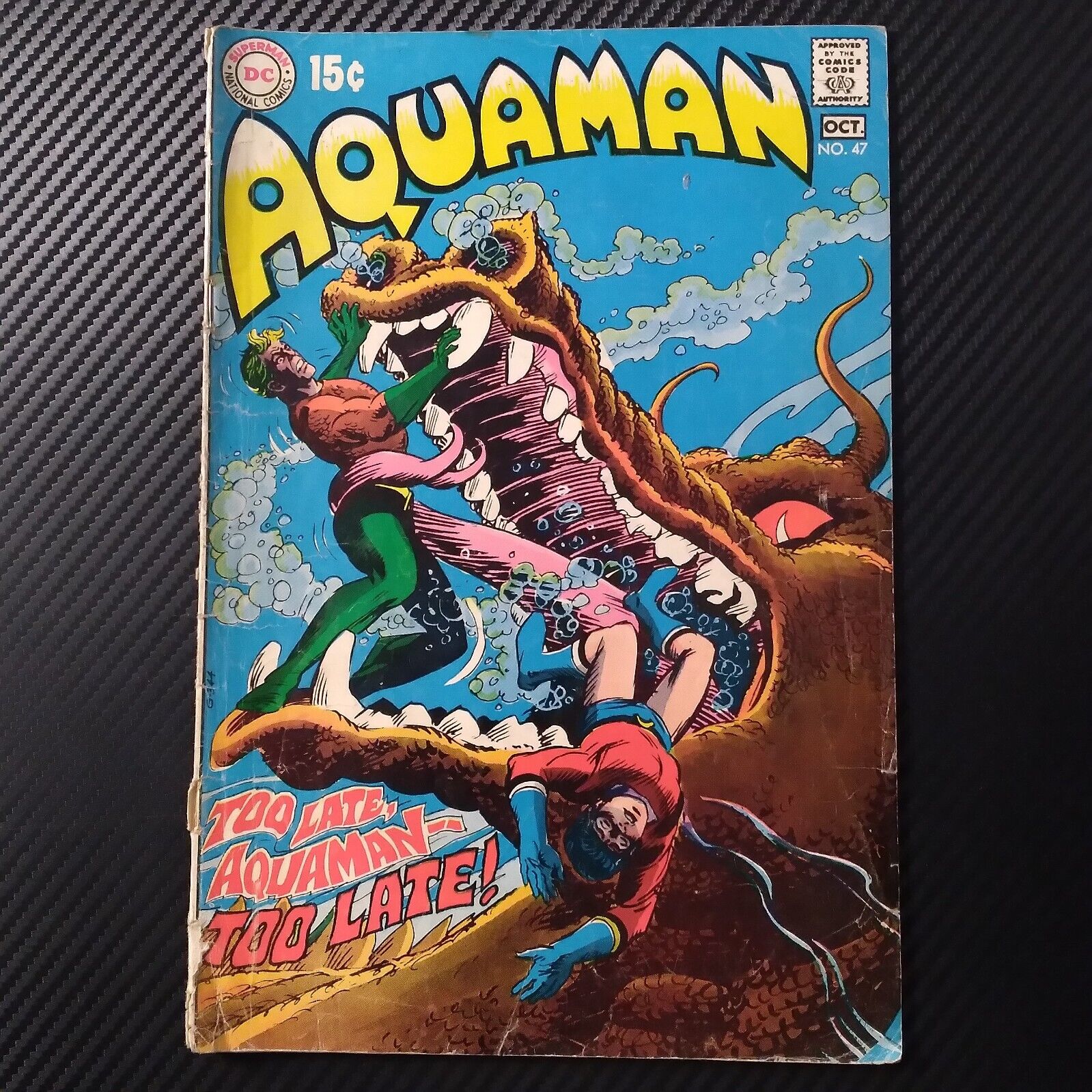 1969 Aquaman DC Comic Book #47 \
