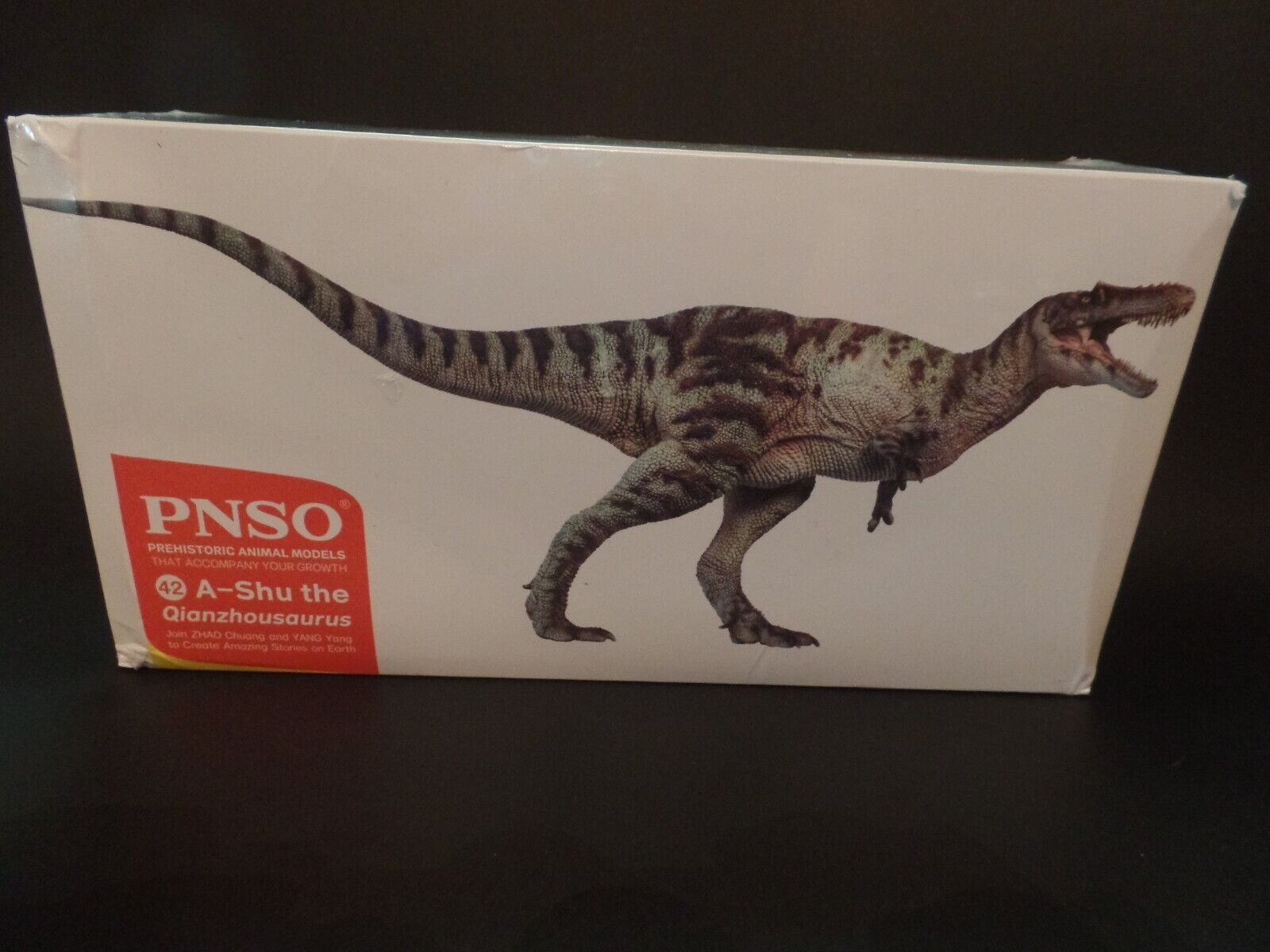 PNSO 42 A-Shu Qianzhousaurus Prehistoric Dinosaur Model Collectible - Education