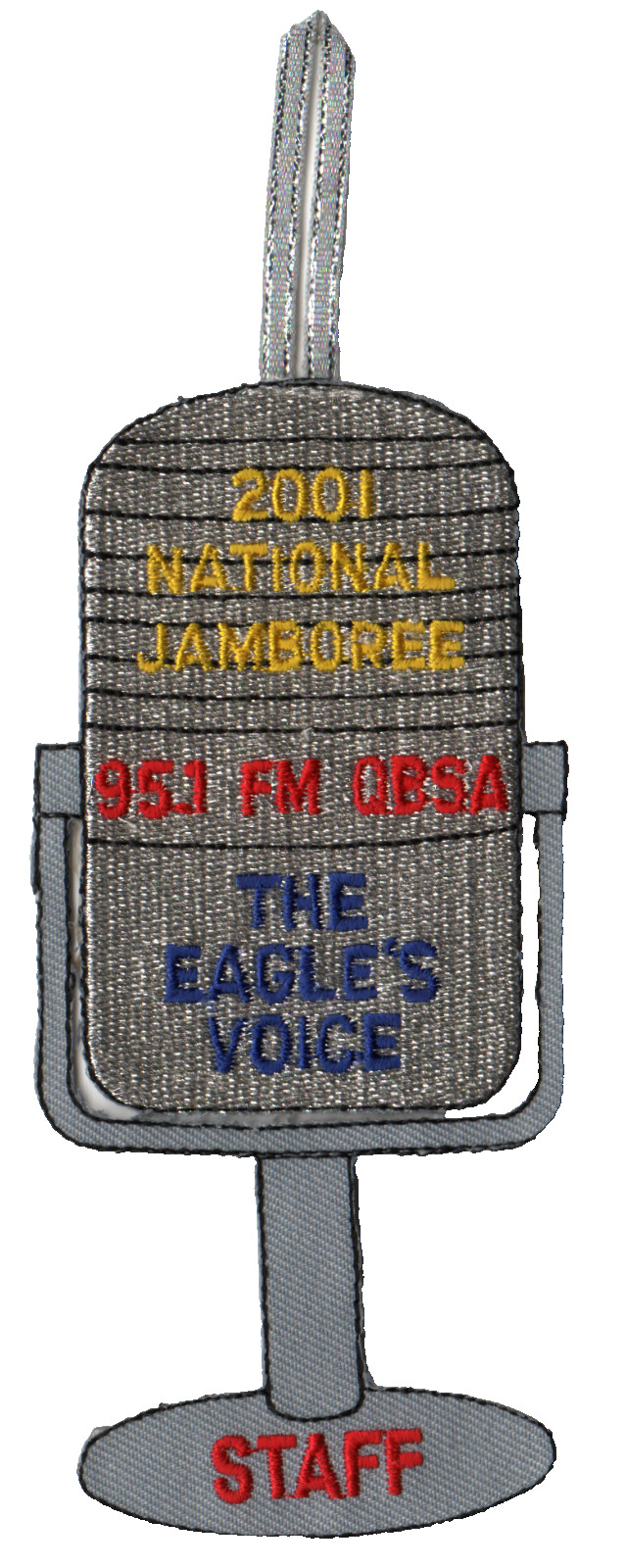 2001 Jamboree The Egale's Voice 95.1 FM QBSA Staff JSP Bdr (AR927)