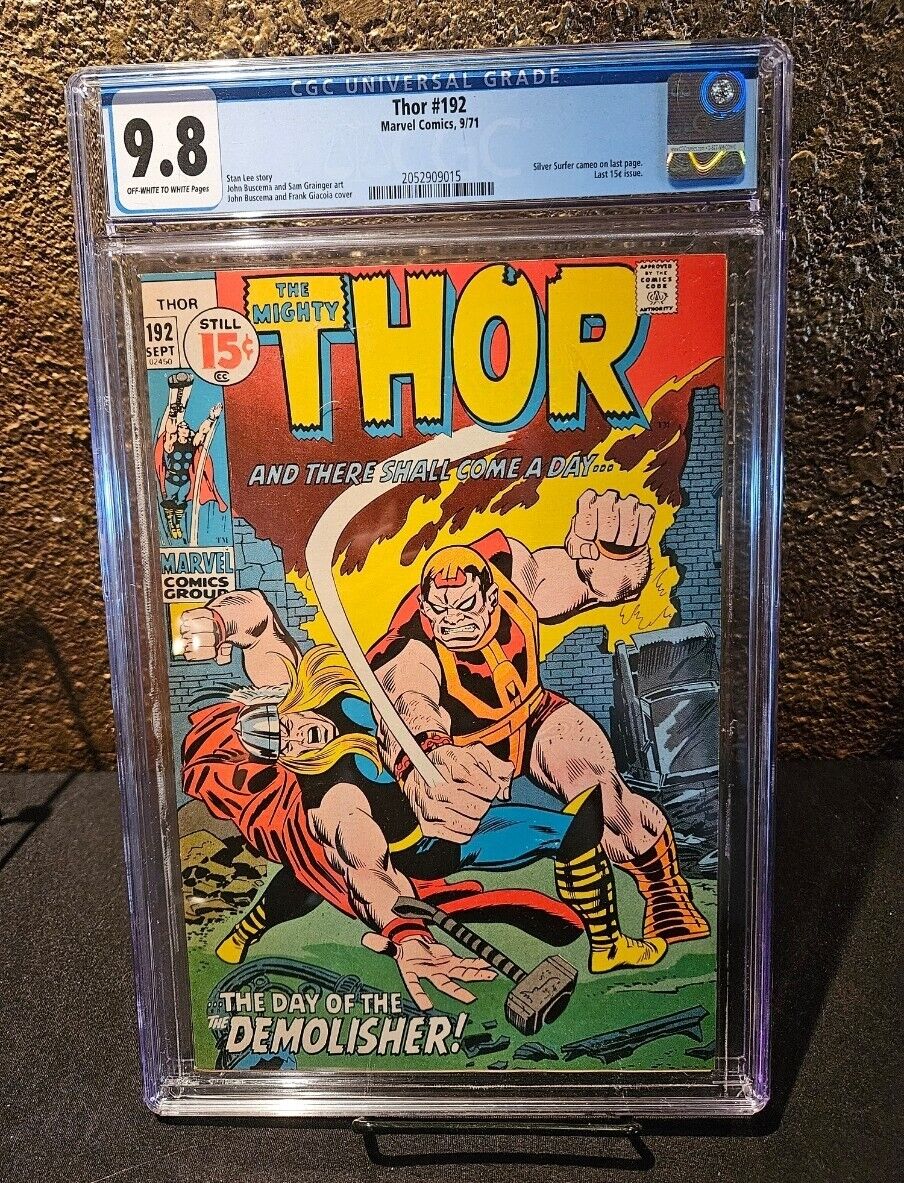9.8 Cgc Thor #192 1971