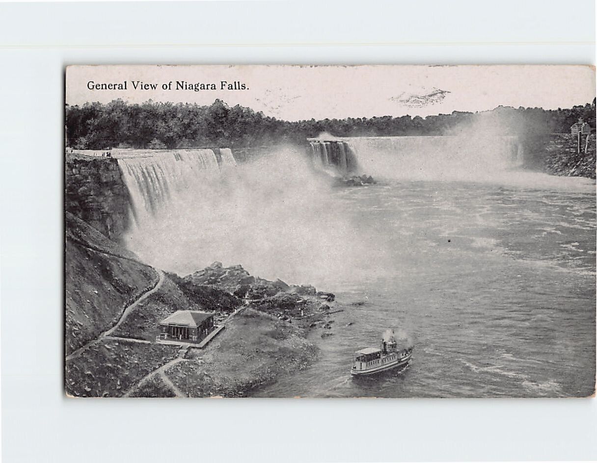 Postcard General View of Niagara Falls