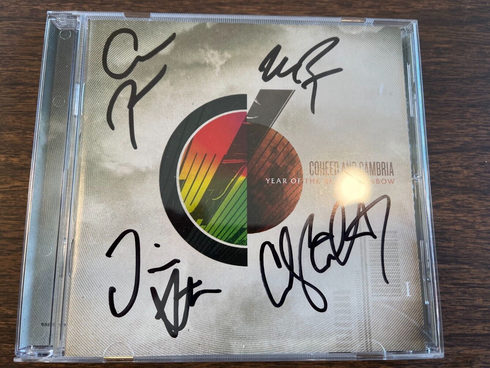 Coheed & Cambria year of the black rainbow signed CD