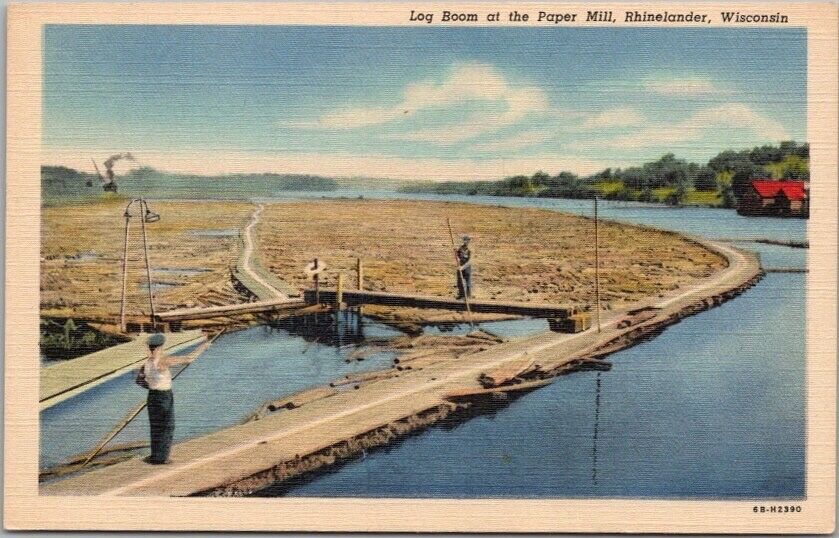 Rhinelander, Wisconsin Postcard \
