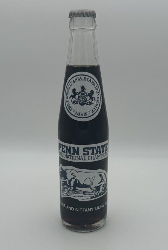Penn State 1982 National Championship Commemorative Coke Bottle Coca Cola WE ARE