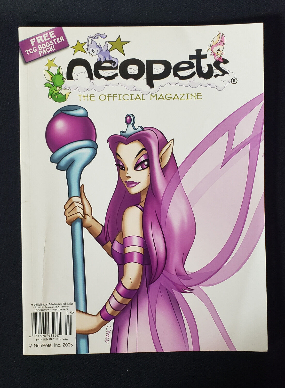 Neopets: 2005 Official Magazine Issue #9 Fyora the Faerie Queen No Poster (a)