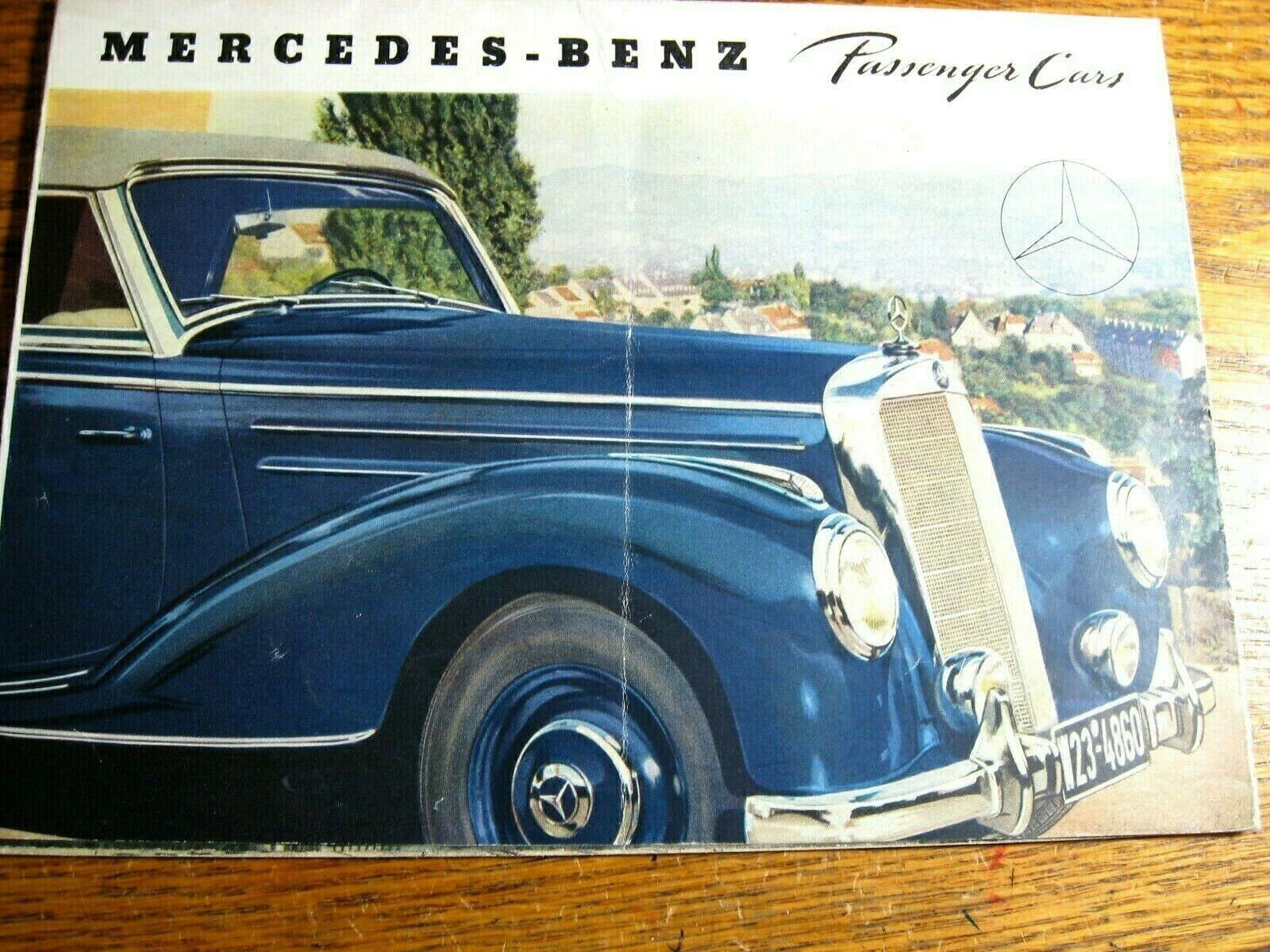 1950 1951 1952 1953 Mercedes-Benz Type 220 170 D DS Color Brochure Original W191
