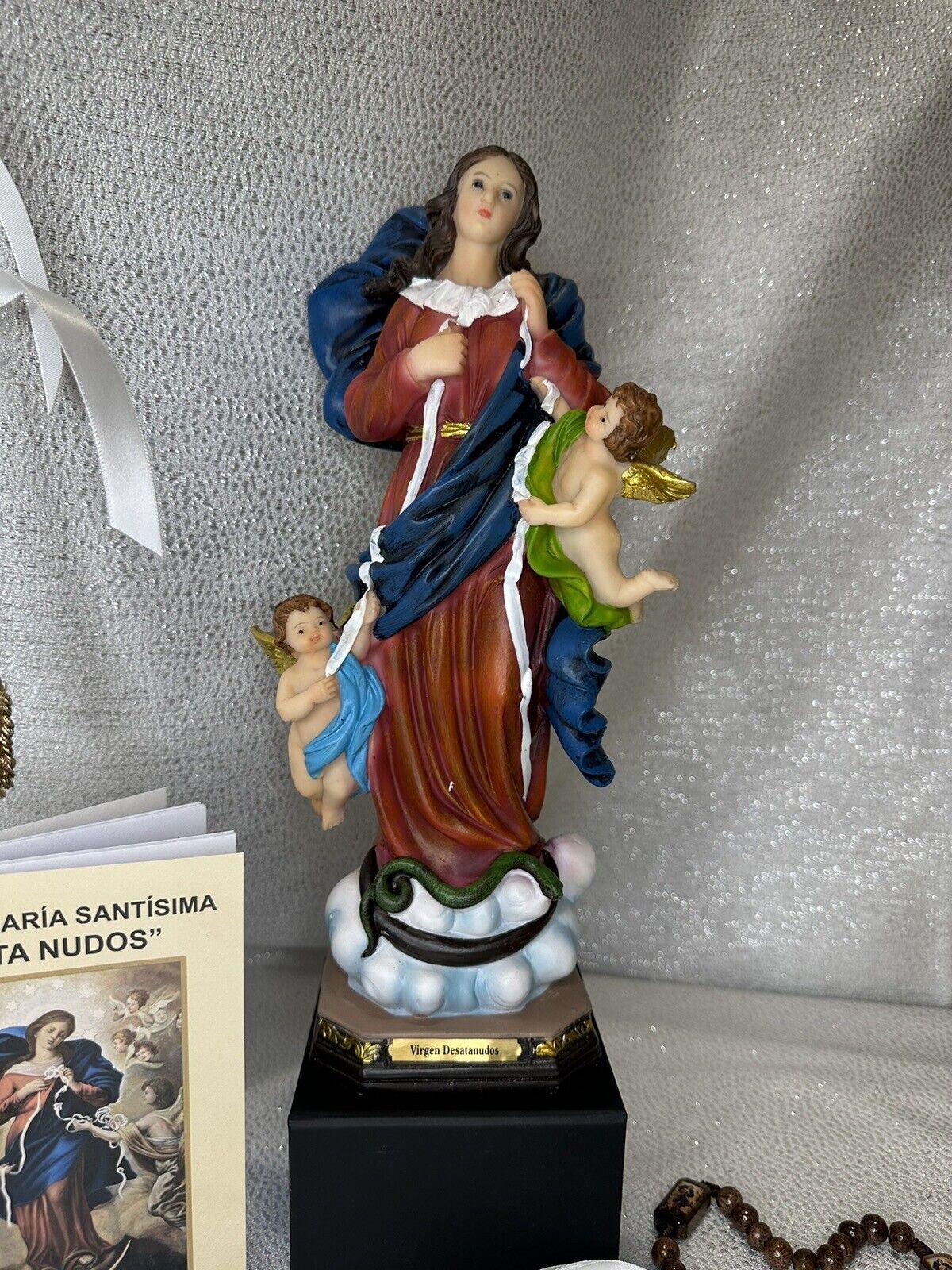 Nuestra Señora Virgen Desatanudos 12” Our Lady Virgin Unties Knots12”
