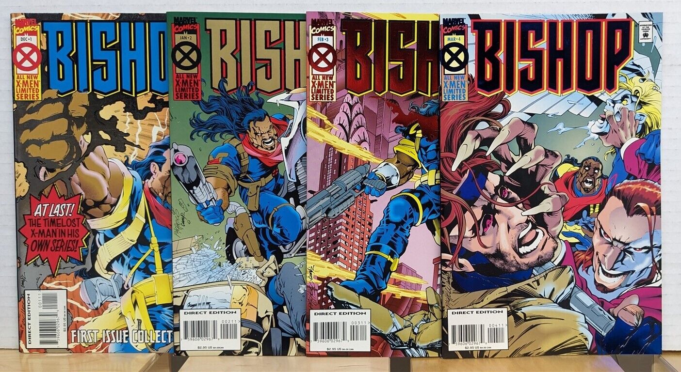 BISHOP 1-4 1 2 3 4 1994 Marvel Original 1st Mini-Series Complete Set Run Lot