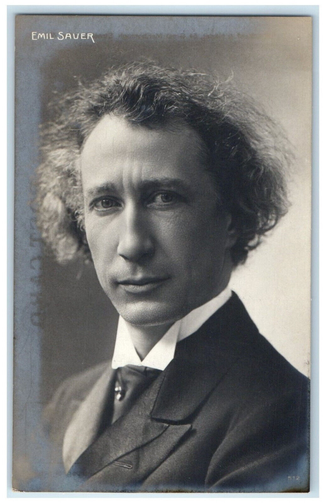 Germany RPPC Photo Postcard Emil Sauer German Actor Composer Pianist c1950\'s