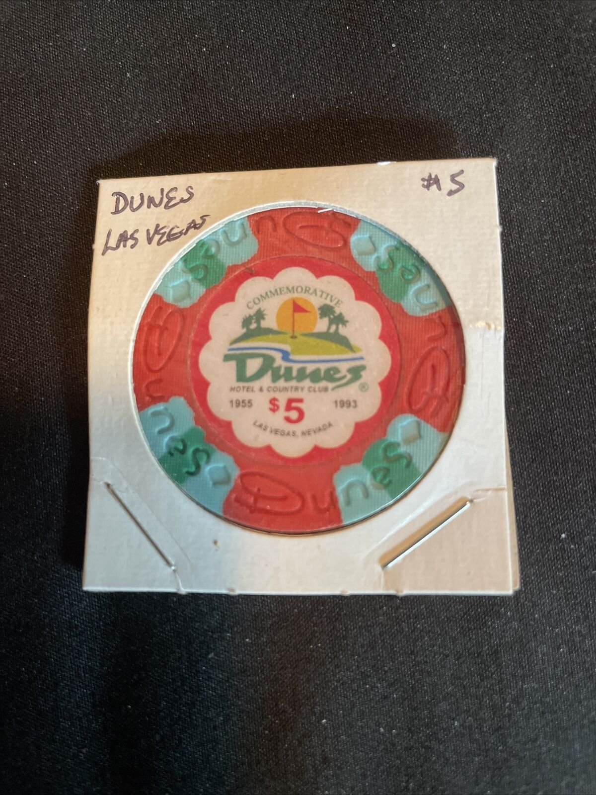 Dunes Casino Chip $5. #1