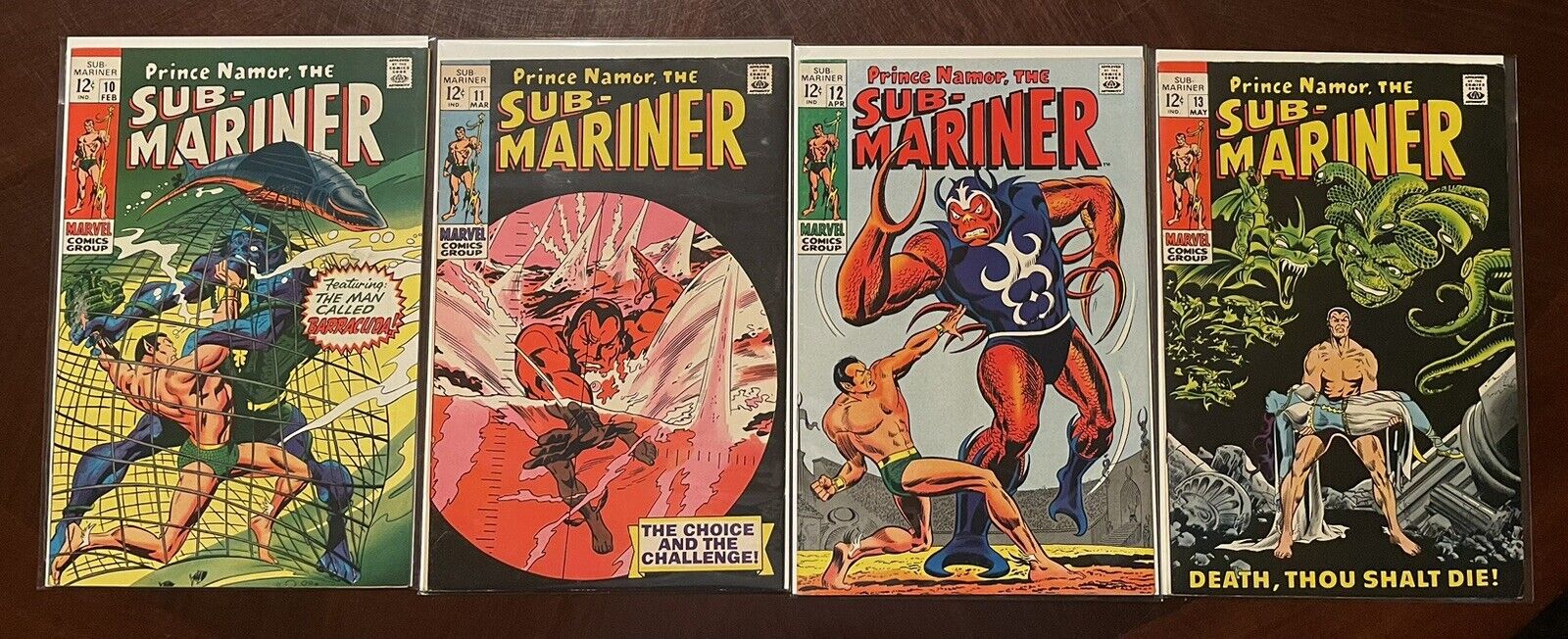 Sub-Mariner Lot 10, 11, 12 & 13 1969 1st Appearance Gargantos