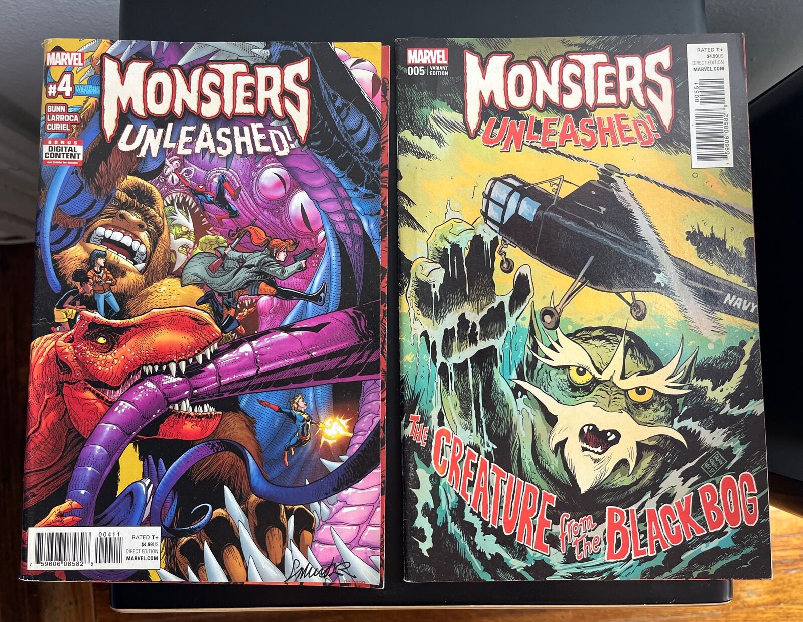 Monsters Unleashed #5 Francesco Francavilla Variant Marvel Comics 2017 PLUS #4