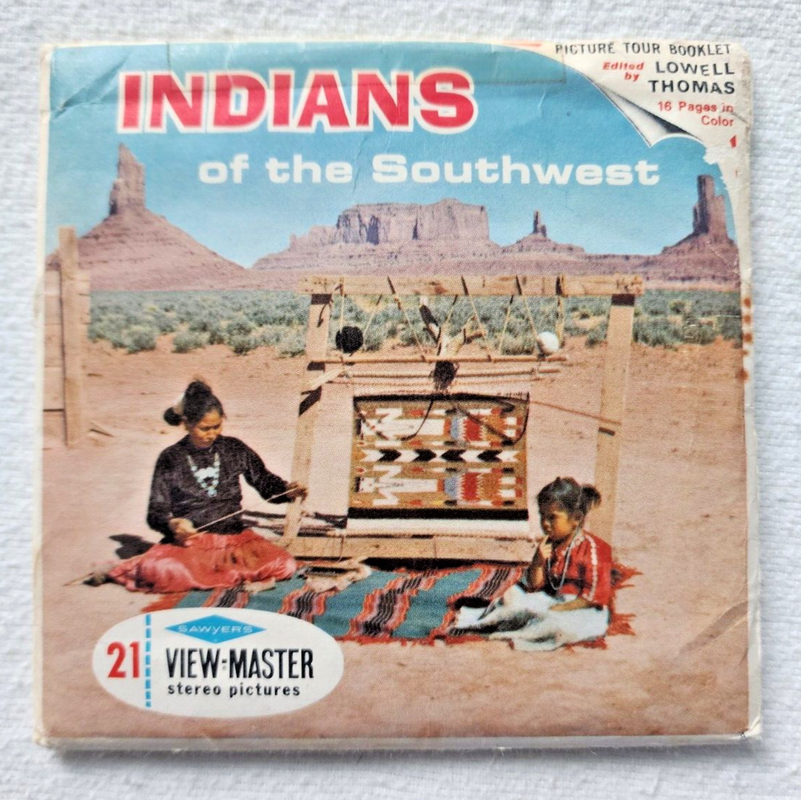 Sawyer's B721 Indians of the Southwest Native Americans View-Master Reels Packet