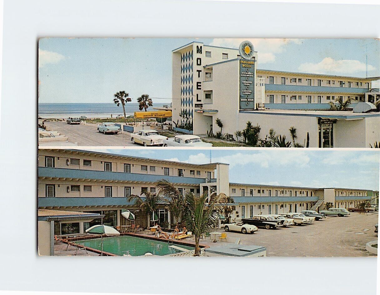 Postcard Vanguard Motel Cocoa Beach Florida USA