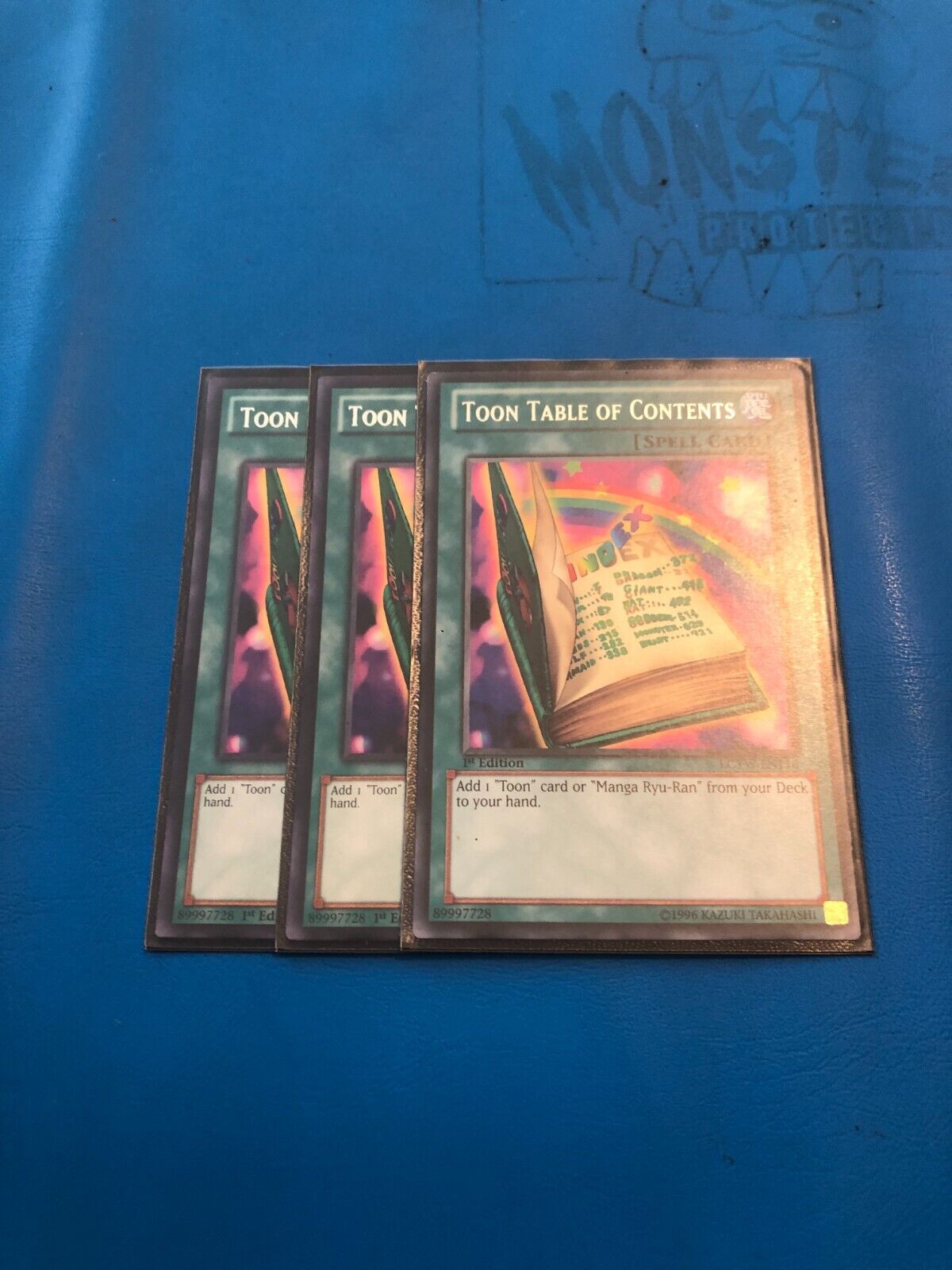 3x Rare Toon Table Of Contents Mixed Sets 1st Edition